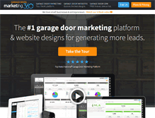 Tablet Screenshot of garagedoormarketing360.com